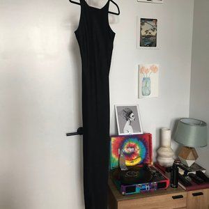 & Other Stories Black Slip Dress